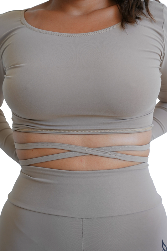 Lyra – Strappy Criss-Cross Open Back Crop Top