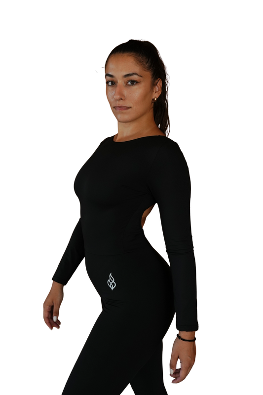 Aether – Open Back Long Sleeve Bodysuit
